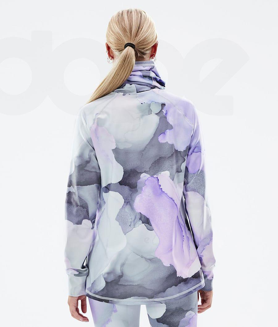 Purple Women's Dope Snuggle W Base Layer Tops | NZ_D2362