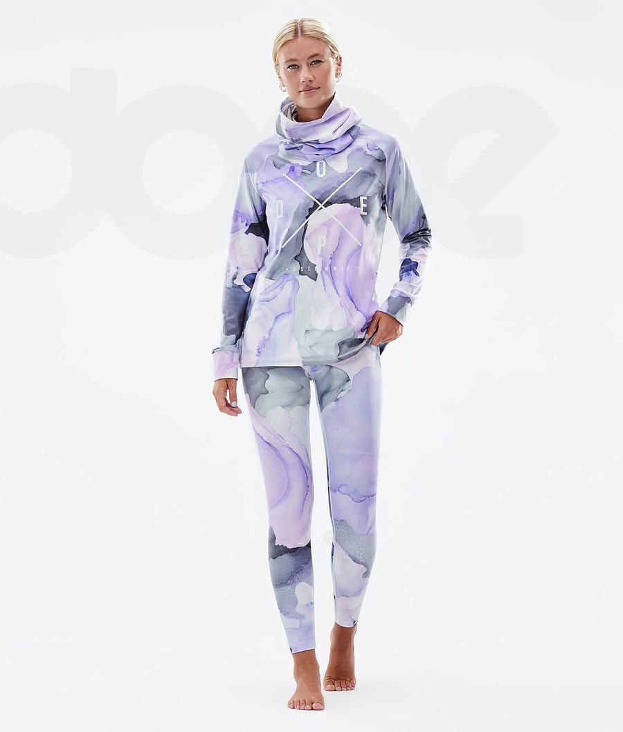 Purple Women's Dope Snuggle W Base Layer Tops | NZ_D2362