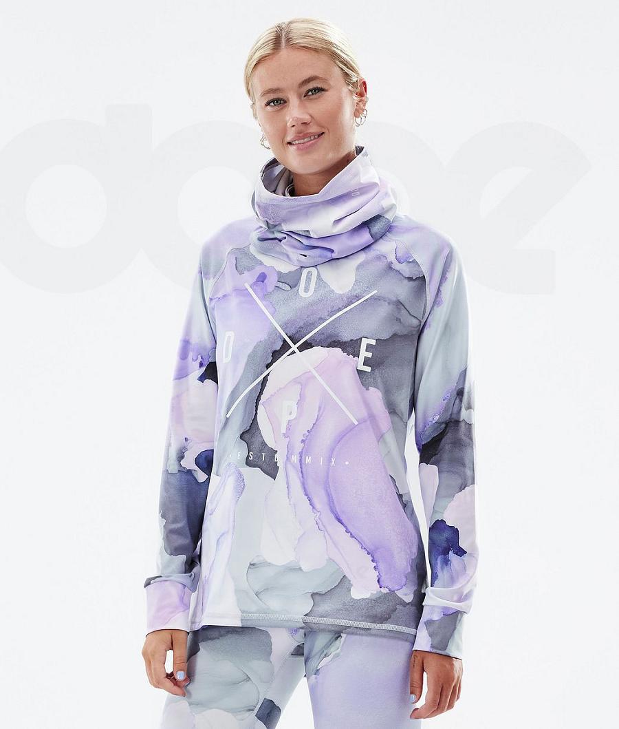 Purple Women\'s Dope Snuggle W Base Layer Tops | NZ_D2362