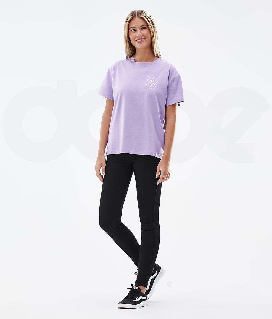 Purple Women's Dope Standard W T-shirts | NZ_D1420