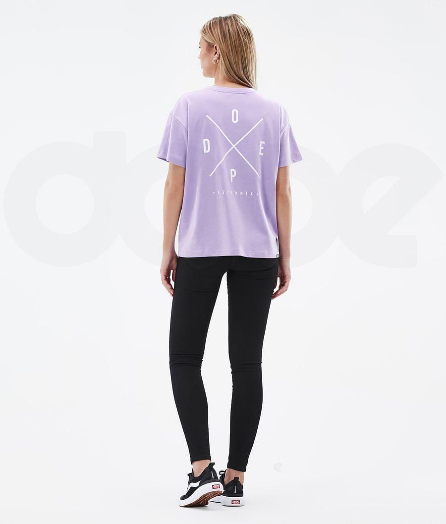 Purple Women's Dope Standard W T-shirts | NZ_D1420