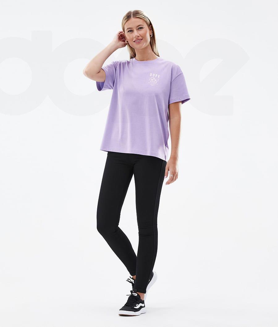 Purple Women's Dope Standard W T-shirts | NZ_D1616
