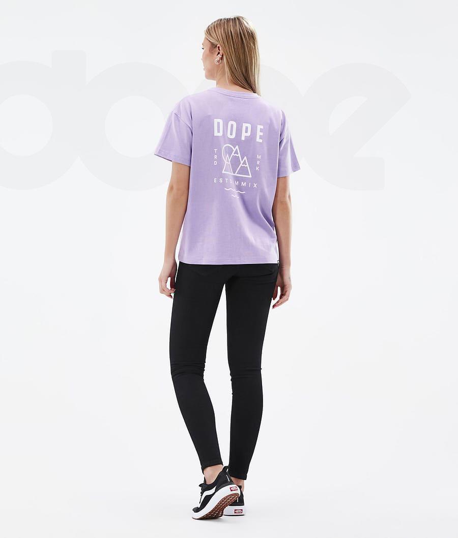 Purple Women's Dope Standard W T-shirts | NZ_D1616