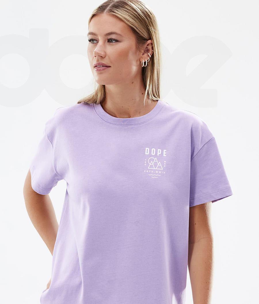 Purple Women's Dope Standard W T-shirts | NZ_D1616