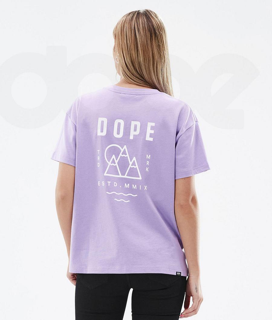 Purple Women\'s Dope Standard W T-shirts | NZ_D1616