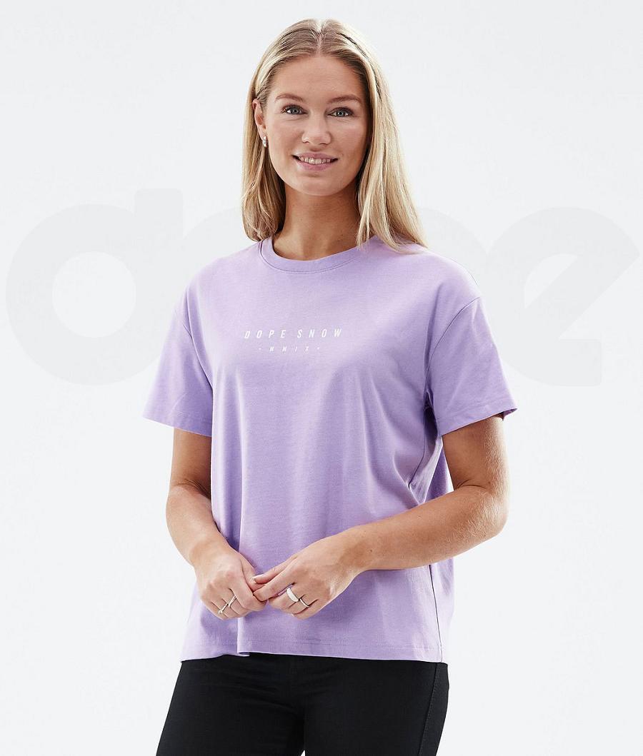 Purple Women's Dope Standard W T-shirts | NZ_D2368