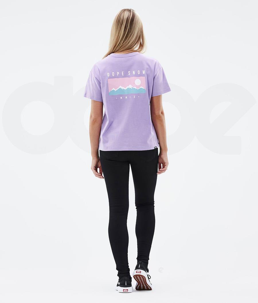 Purple Women's Dope Standard W T-shirts | NZ_D2368