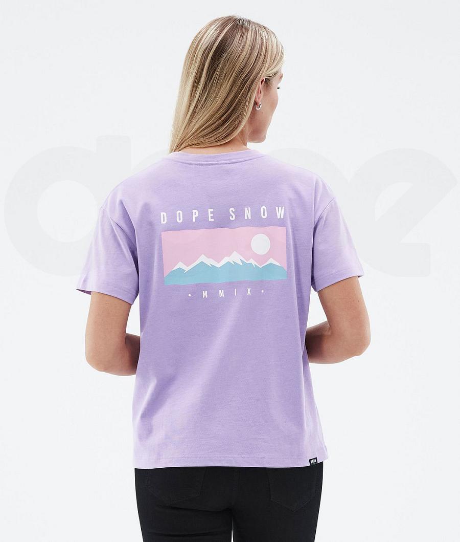 Purple Women\'s Dope Standard W T-shirts | NZ_D2368