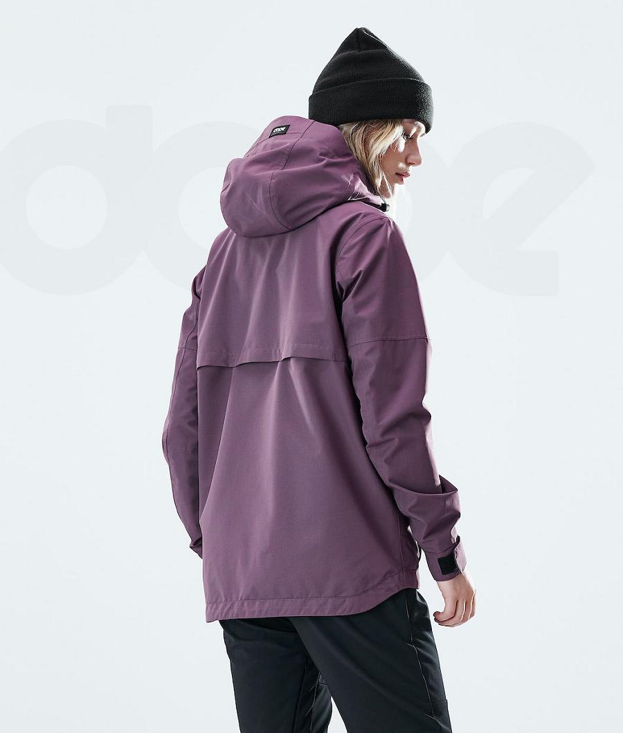 Purple Women's Dope Trekker W Outdoor Jackets | NZ_D2165