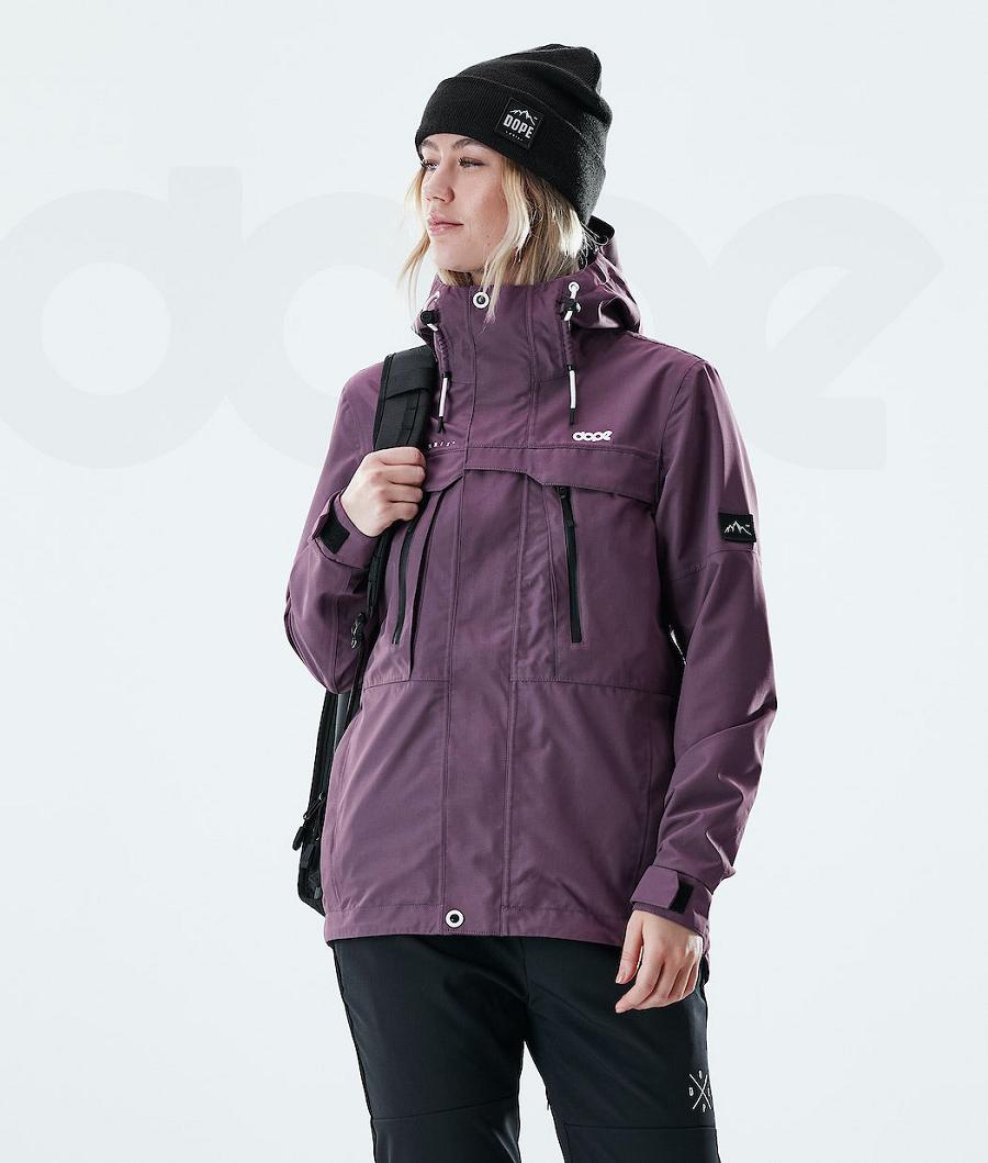 Purple Women\'s Dope Trekker W Outdoor Jackets | NZ_D2165