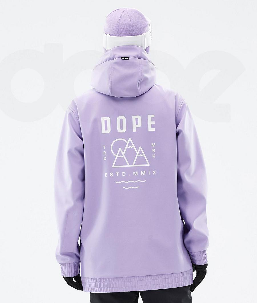 Purple Women\'s Dope Yeti W Snowboard Jackets | NZ_D2382