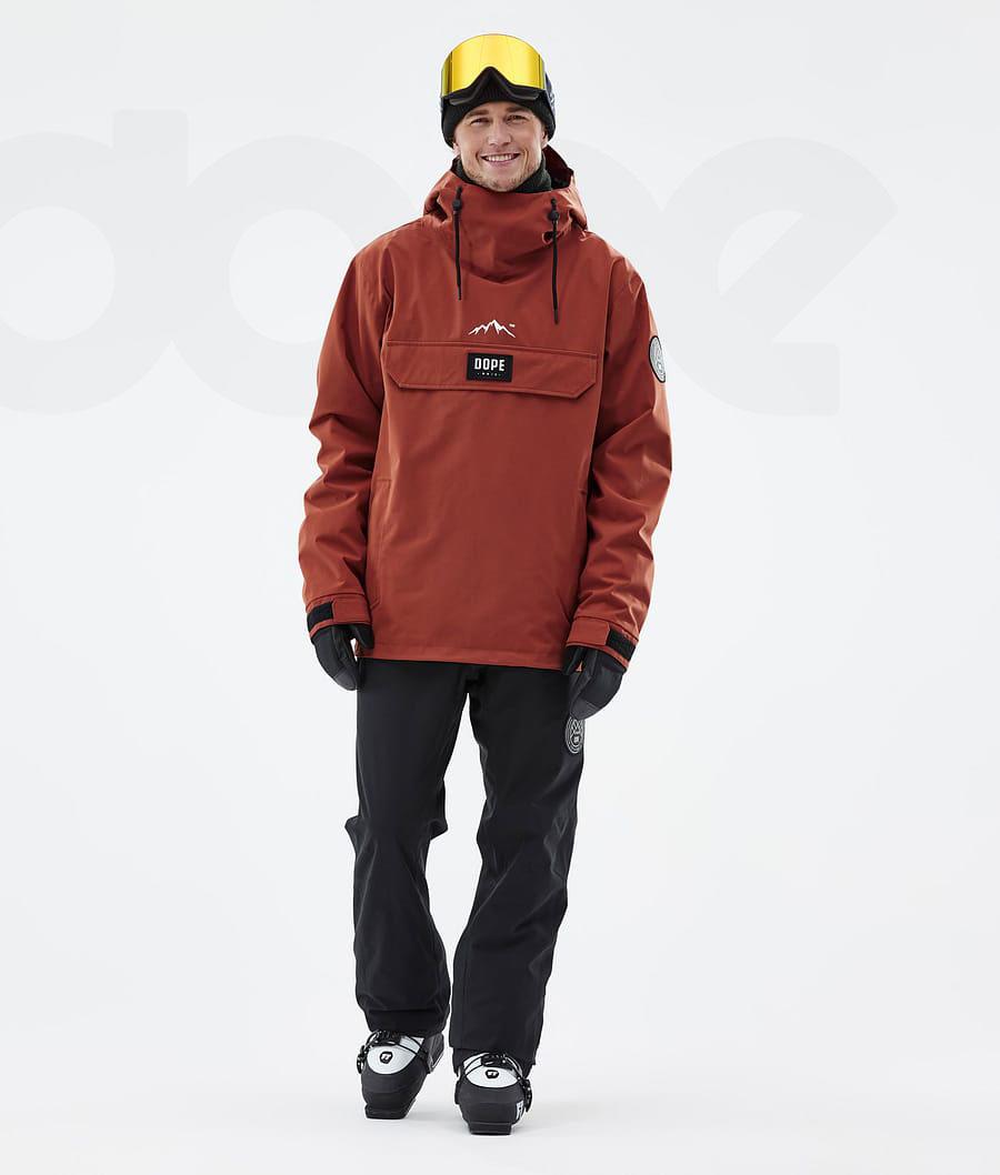 Red Men's Dope Blizzard Ski Jackets | NZ_D1881