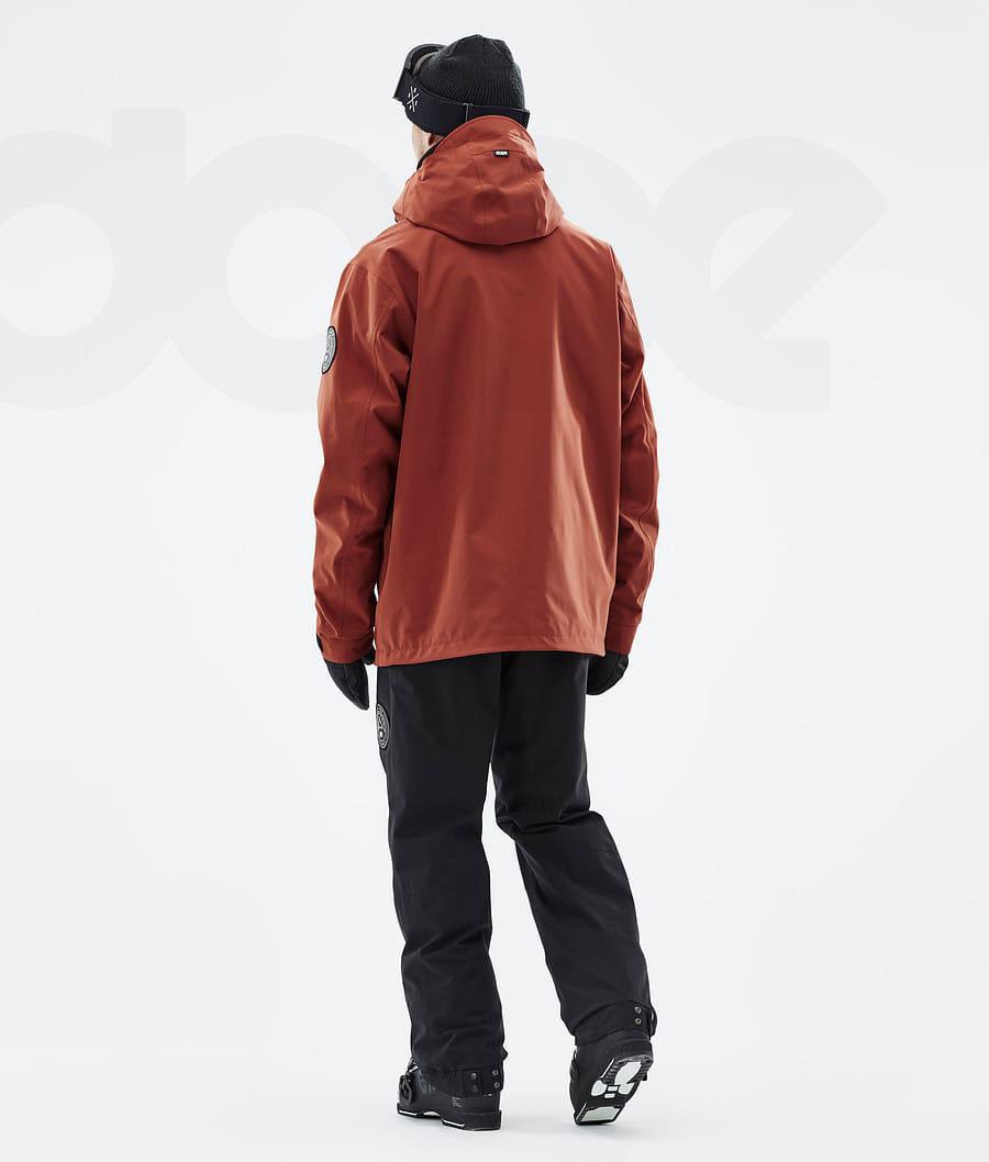 Red Men's Dope Blizzard Ski Jackets | NZ_D1881