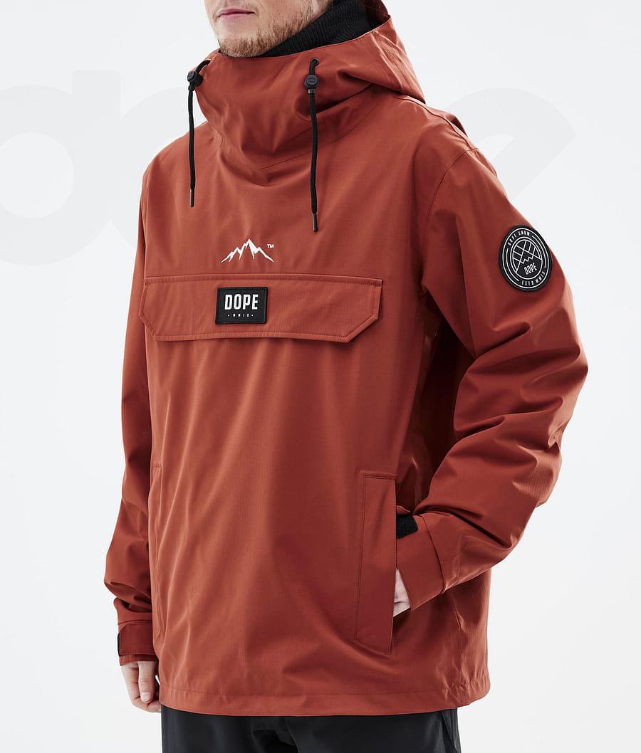 Red Men's Dope Blizzard Ski Jackets | NZ_D1881