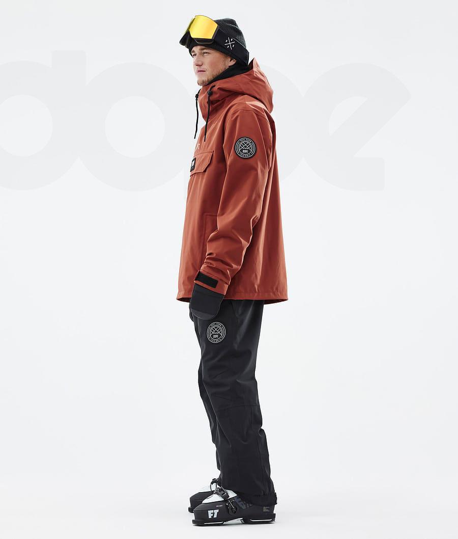Red Men's Dope Blizzard Ski Jackets | NZ_D1881