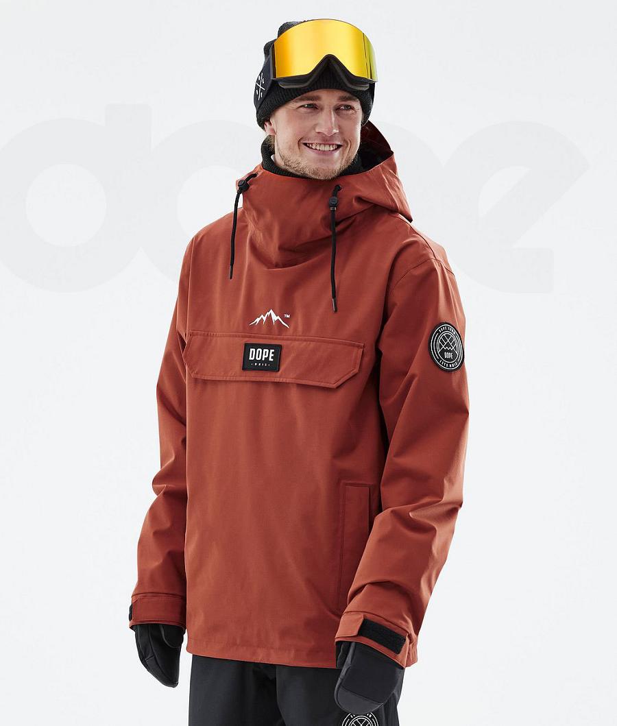 Red Men\'s Dope Blizzard Ski Jackets | NZ_D1881