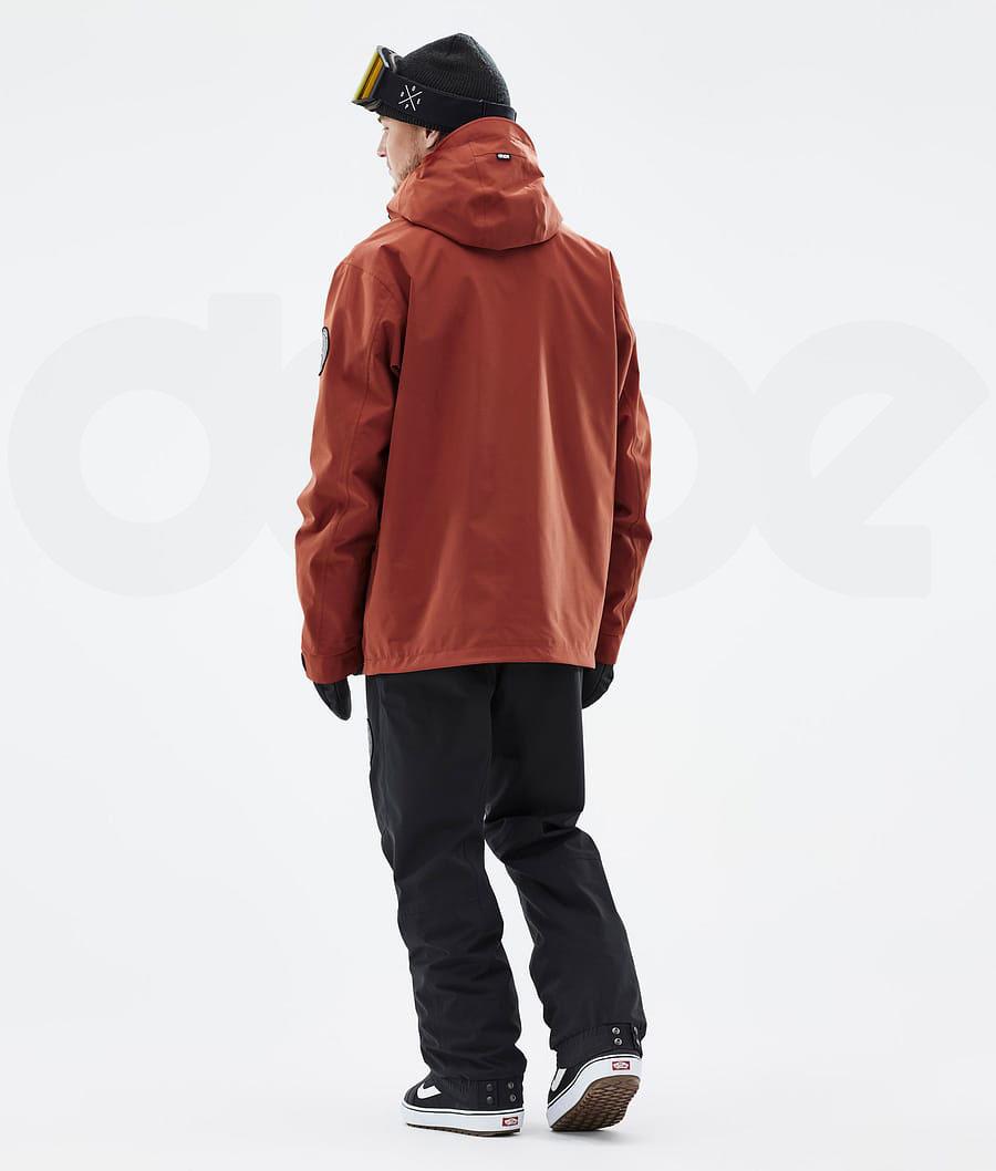 Red Men's Dope Blizzard Snowboard Jackets | NZ_D2346