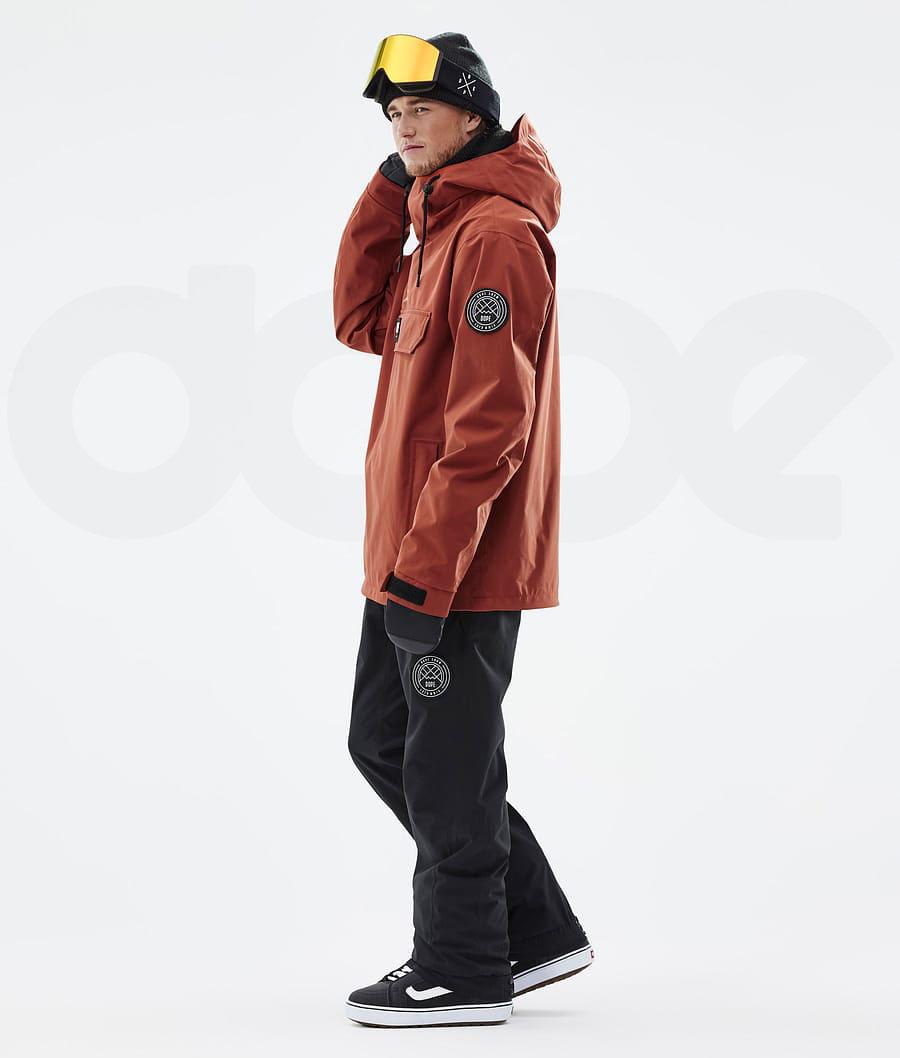 Red Men's Dope Blizzard Snowboard Jackets | NZ_D2346