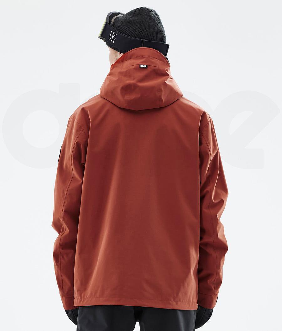 Red Men's Dope Blizzard Snowboard Jackets | NZ_D2346