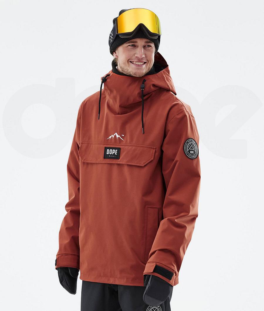 Red Men\'s Dope Blizzard Snowboard Jackets | NZ_D2346