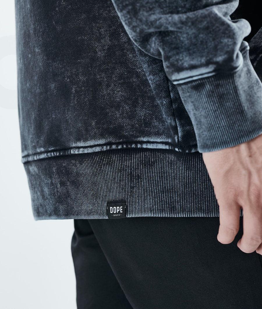 Rose Black Men's Dope Daily Hoodies | NZ_D1571