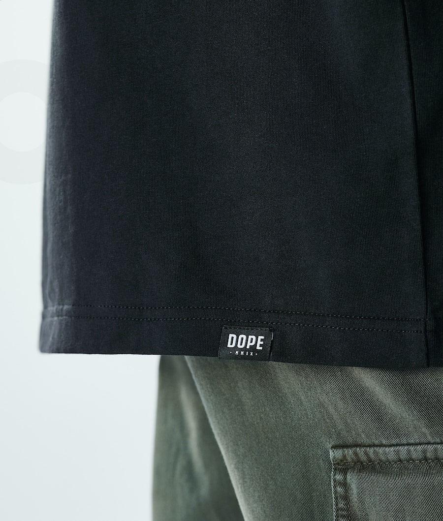 Rose Black Men's Dope Daily T-shirts | NZ_D2111