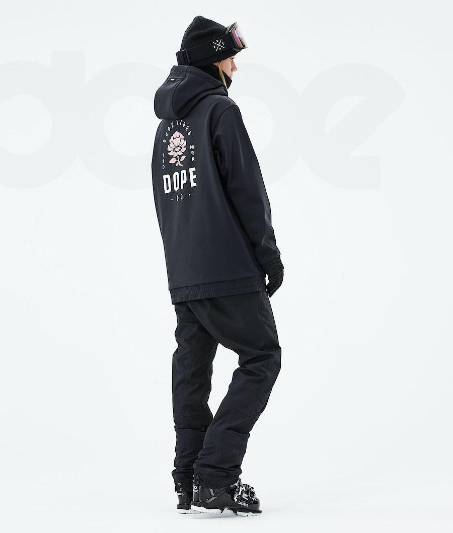 Rose Black Women's Dope Yeti 2021 Ski Jackets | NZ_D1152