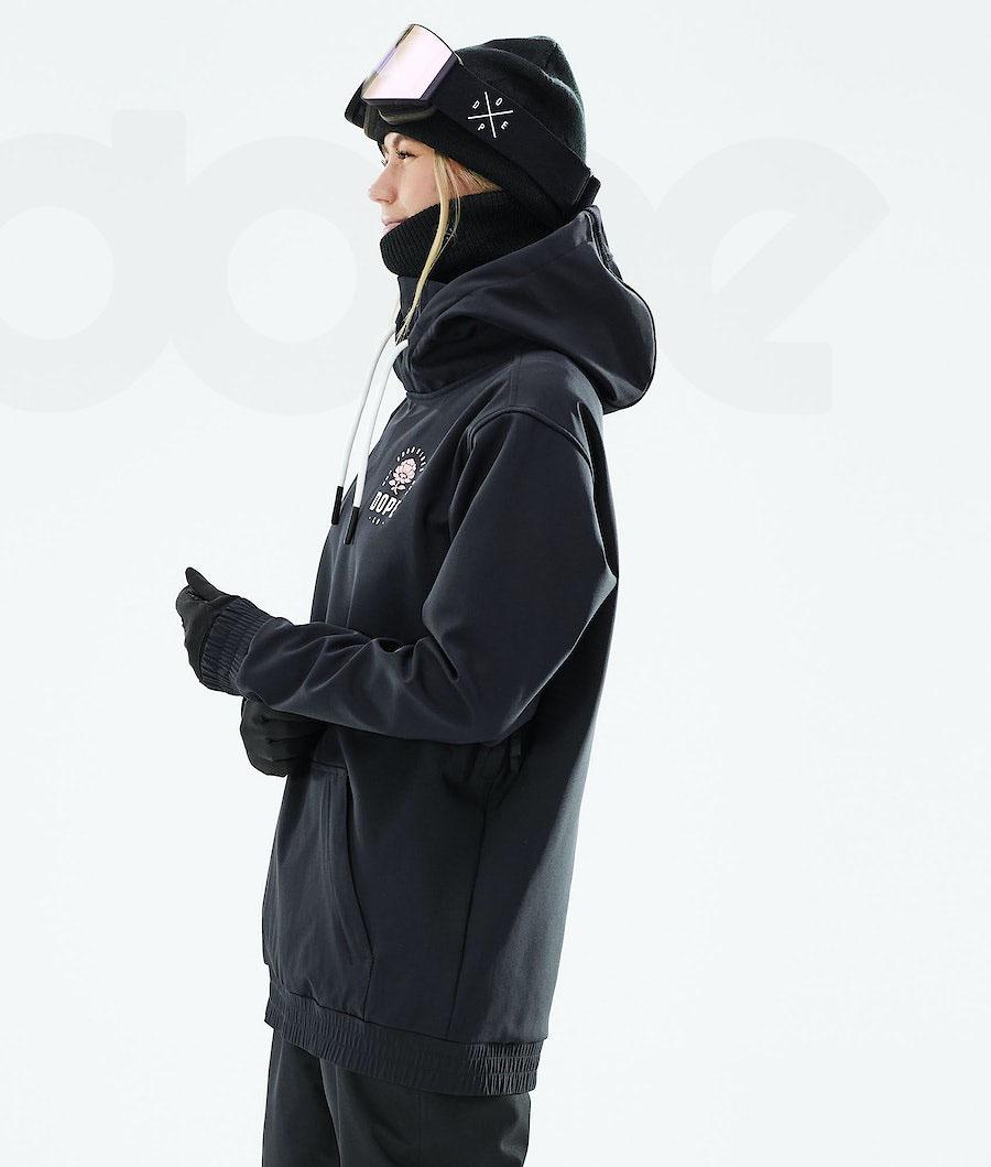 Rose Black Women's Dope Yeti 2021 Ski Jackets | NZ_D1152