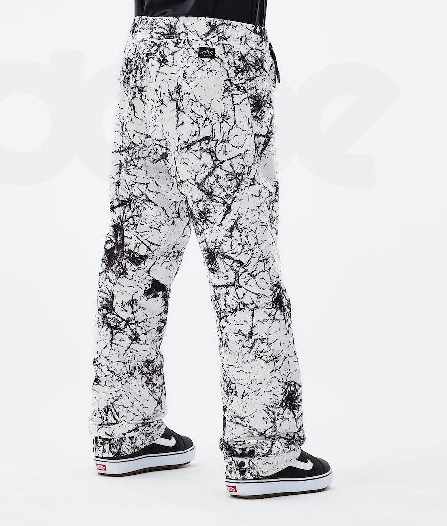White / Black Men's Dope Blizzard 2021 Snowboard Pants | NZ_D1528