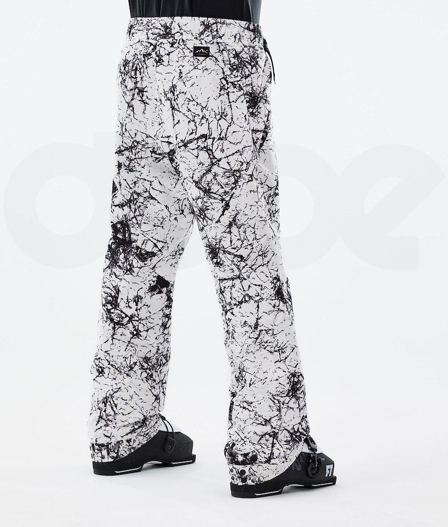 White / Black Men's Dope Blizzard 2021 Ski Pants | NZ_D1905