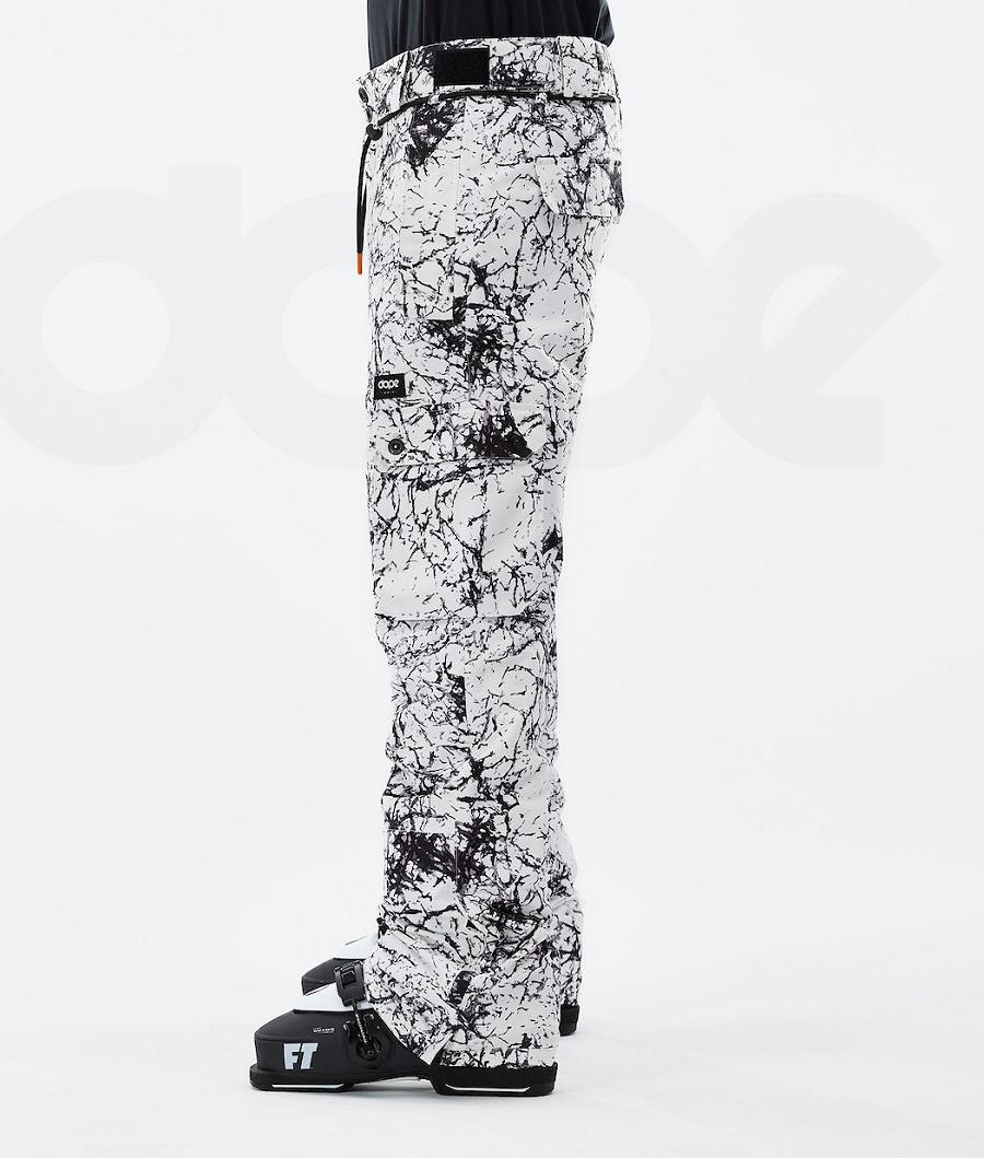 White / Black Men's Dope Iconic 2021 Ski Pants | NZ_D2270
