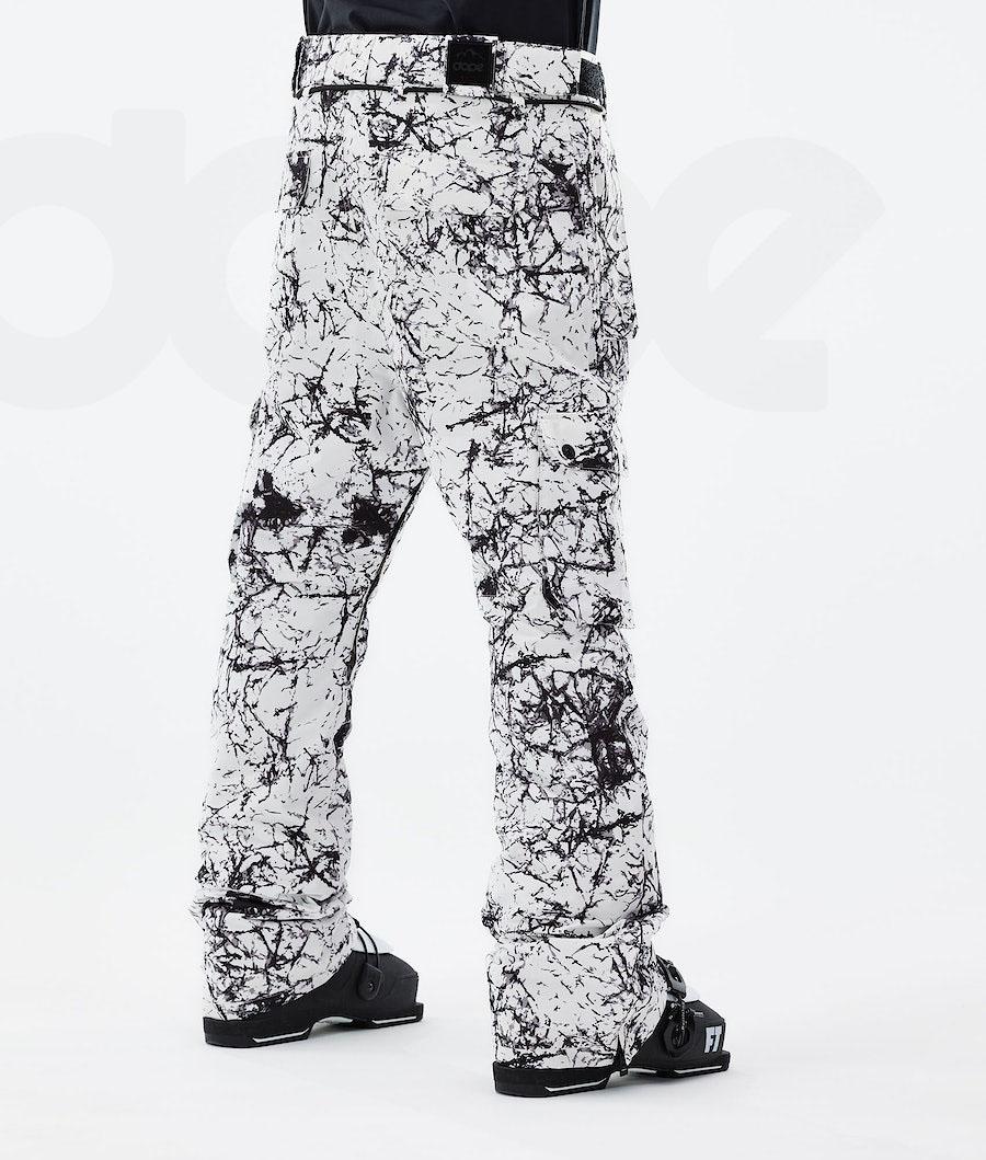 White / Black Men's Dope Iconic 2021 Ski Pants | NZ_D2270