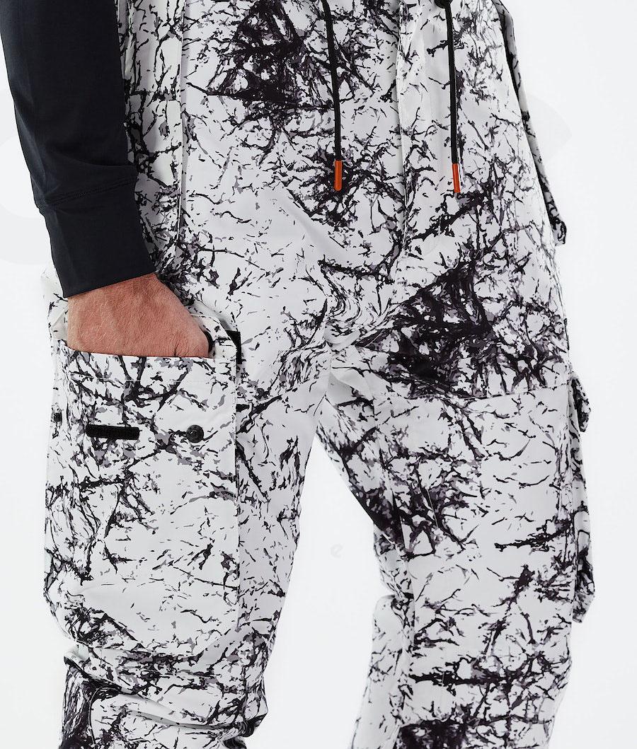 White / Black Men's Dope Iconic 2021 Ski Pants | NZ_D2270