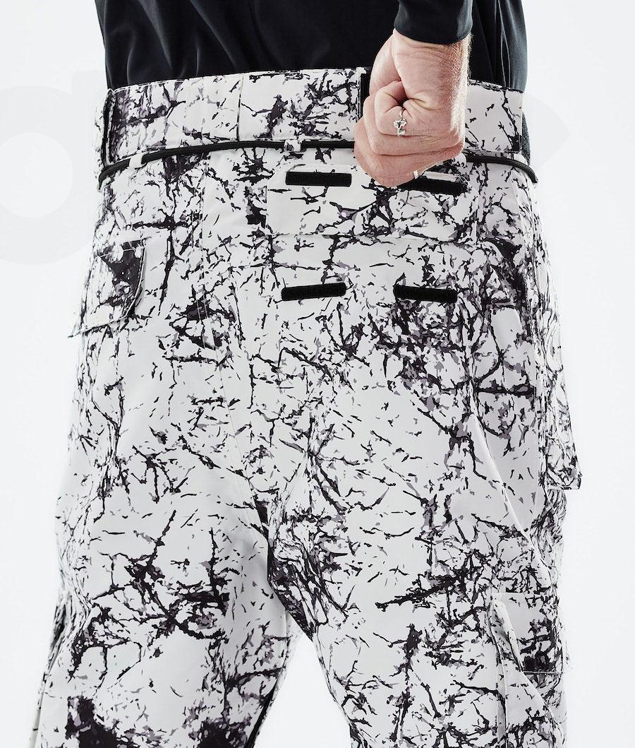 White / Black Men's Dope Iconic 2021 Ski Pants | NZ_D2270