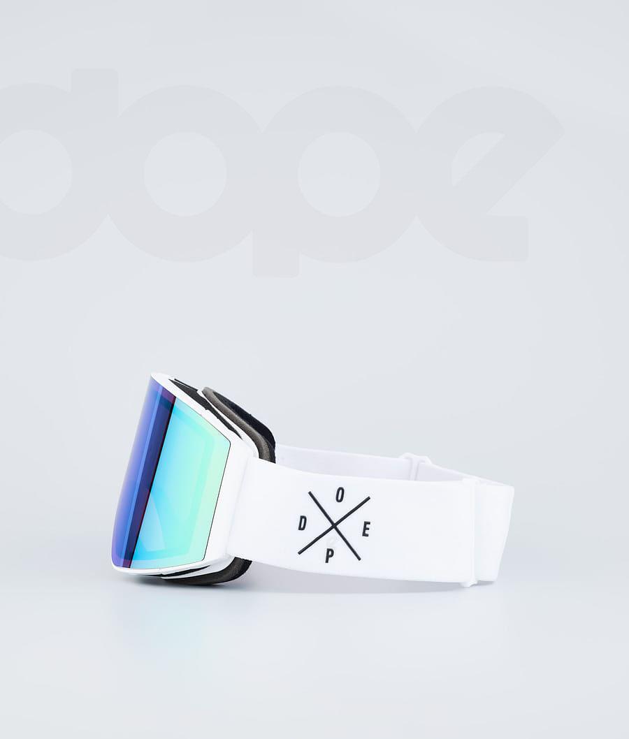White / Green Men's Dope Sight Goggles | NZ_D1664