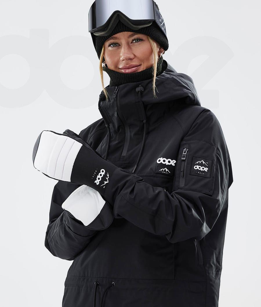White Men's Dope Ace Snowboard Gloves | NZ_D2503