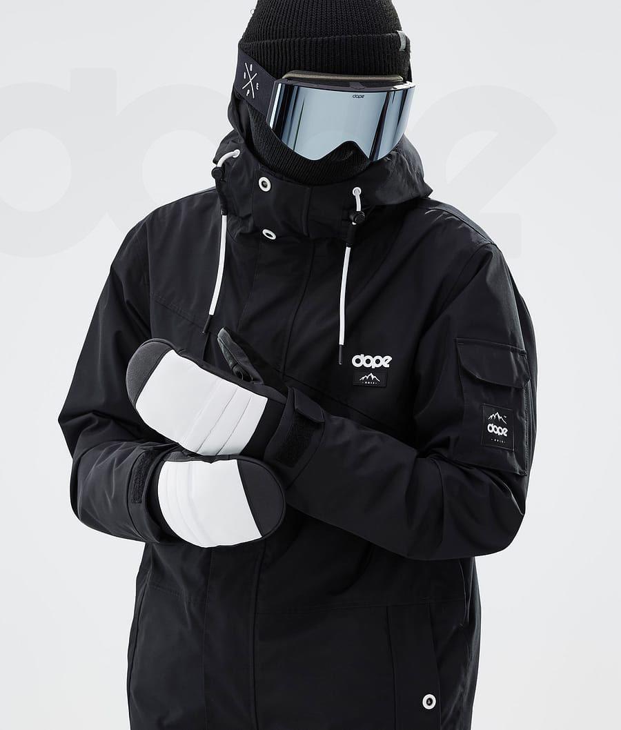 White Men's Dope Ace Snowboard Gloves | NZ_D2503