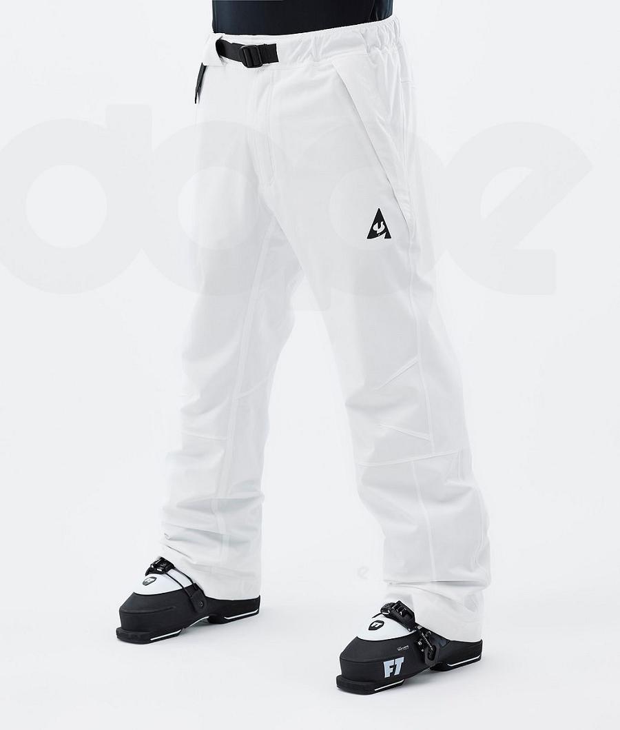 White Men\'s Dope JT Blizzard Ski Pants | NZ_D1442