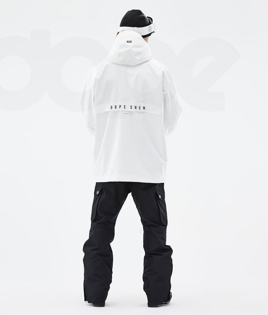 White Men's Dope Legacy Ski Jackets | NZ_D1043