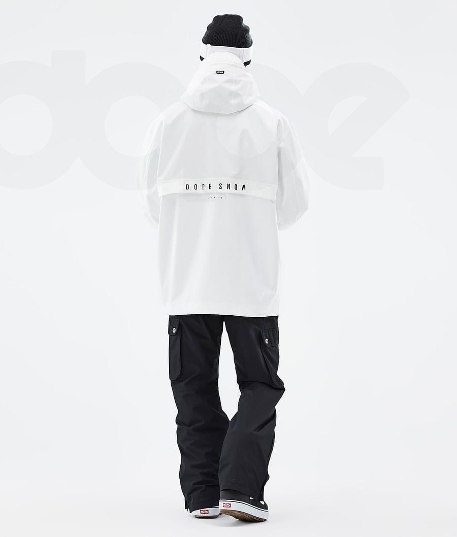 White Men's Dope Legacy Snowboard Jackets | NZ_D1558