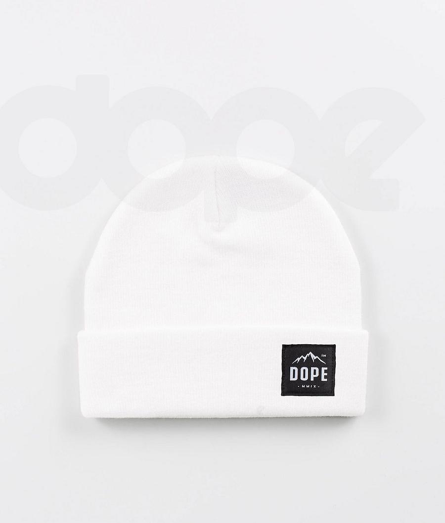 White Men\'s Dope Paradise Beanies | NZ_D2409