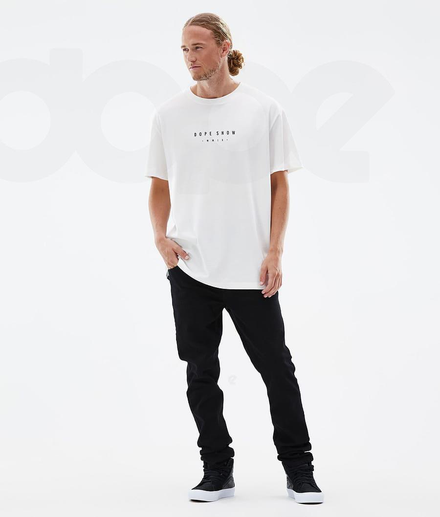 White Men's Dope Standard T-shirts | NZ_D2335
