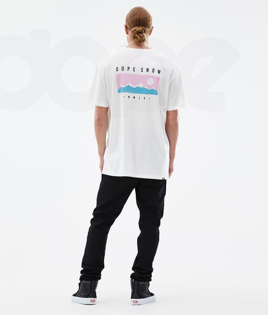 White Men's Dope Standard T-shirts | NZ_D2335