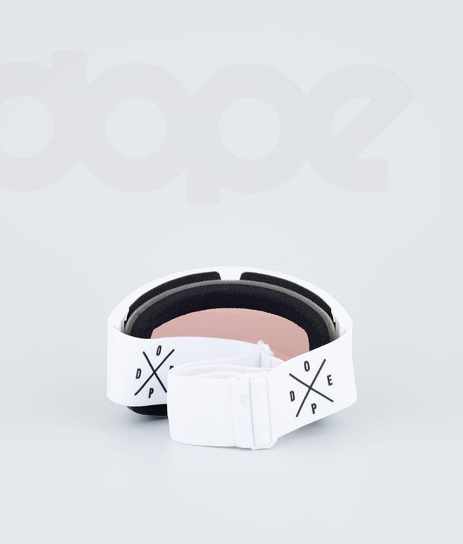 White / Pink Men's Dope Sight Goggles | NZ_D1479