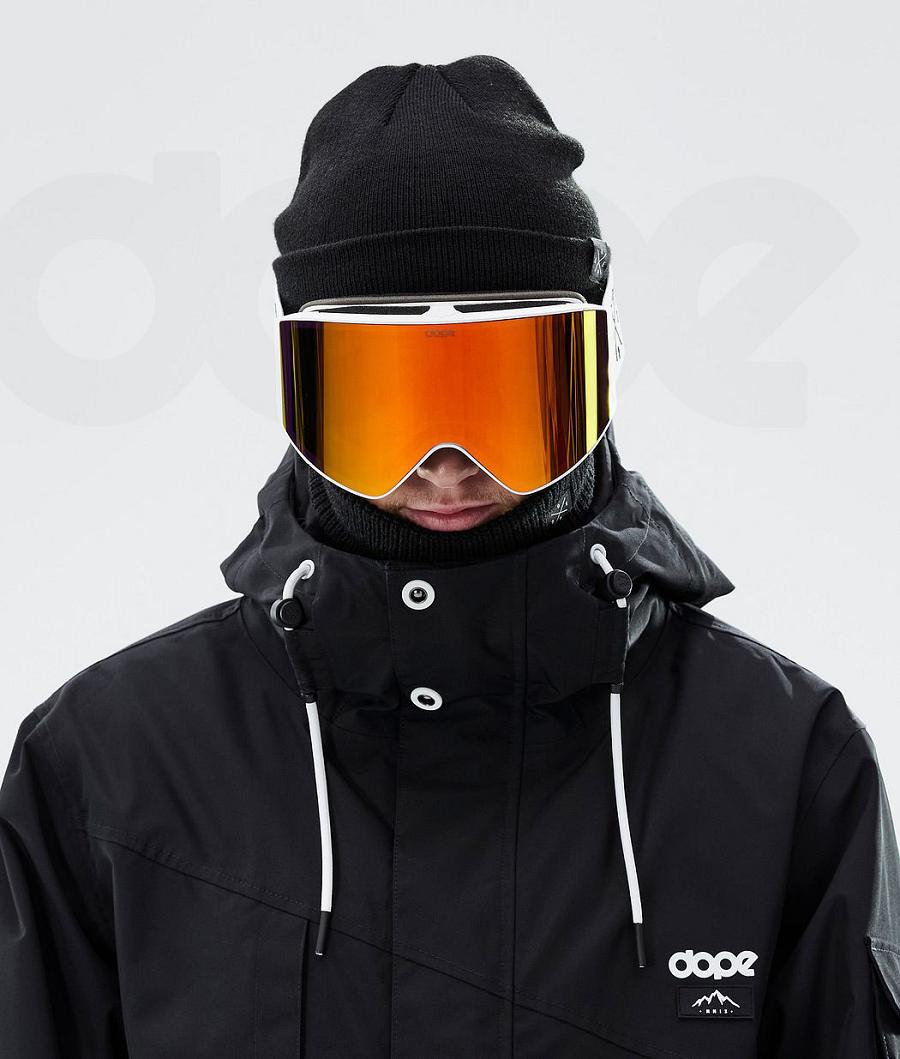 White / Red Men's Dope Sight Goggles | NZ_D1087