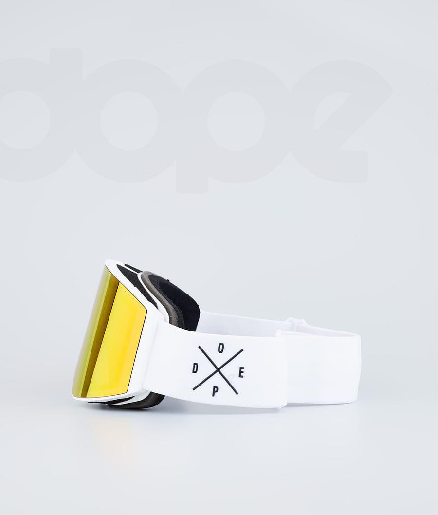 White / Red Men's Dope Sight Goggles | NZ_D1087