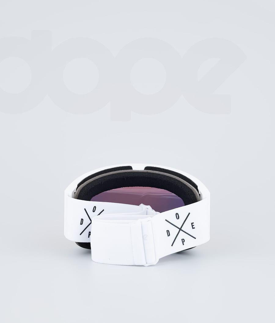 White / Red Men's Dope Sight Goggles | NZ_D1087