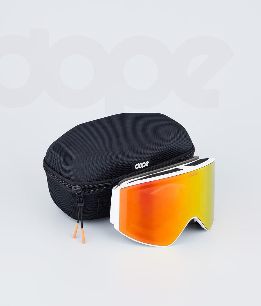 White / Red Men's Dope Sight Goggles | NZ_D1087