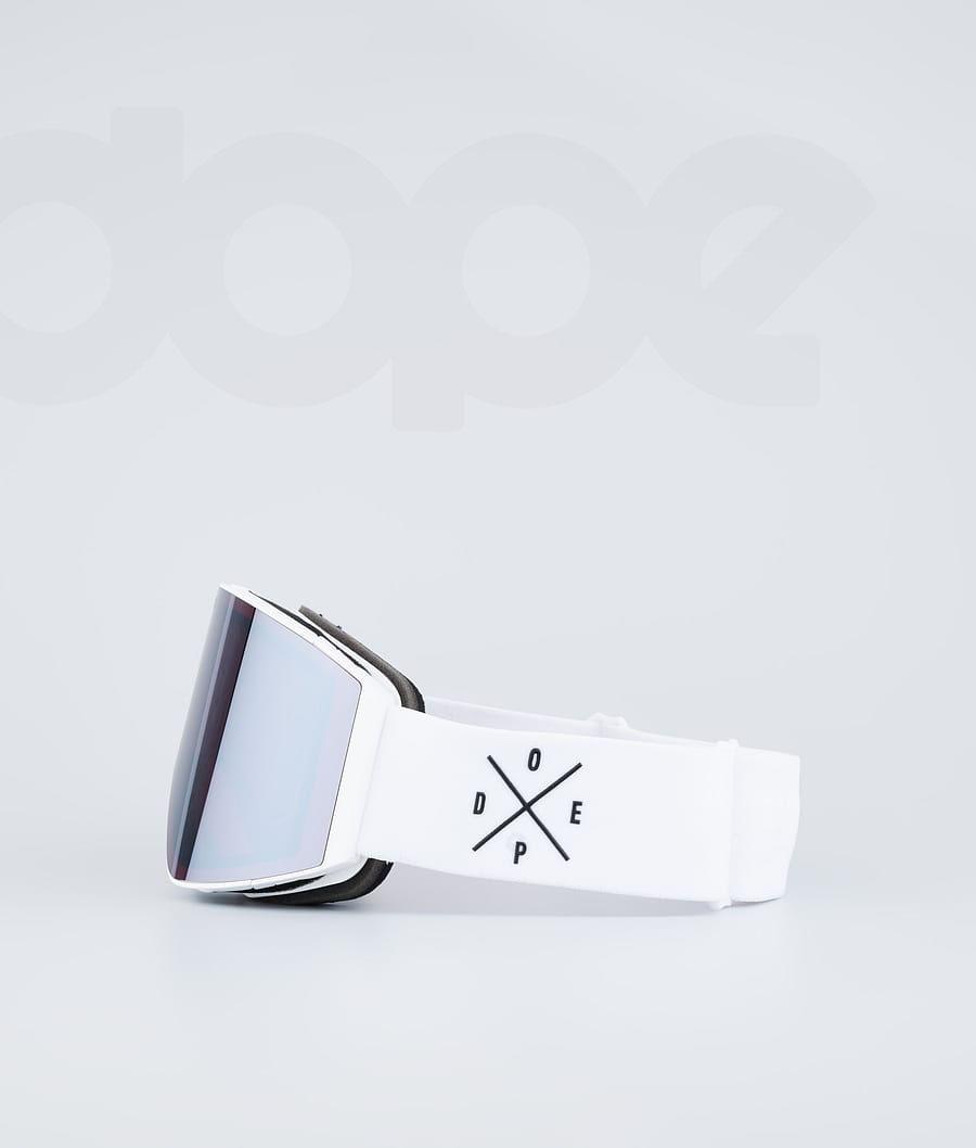 White / Silver Men's Dope Sight Goggles | NZ_D1860