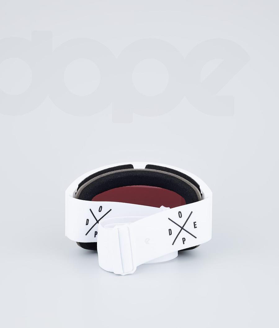 White / Silver Men's Dope Sight Goggles | NZ_D1860